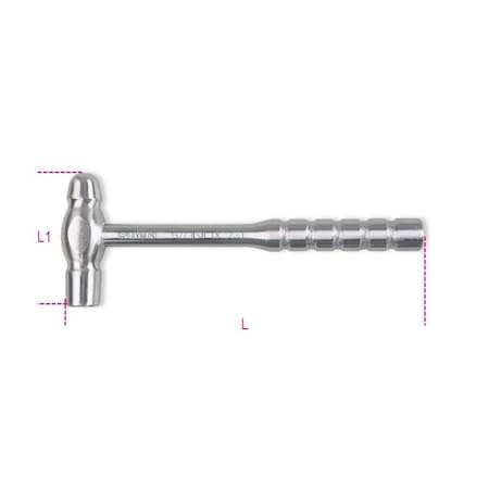 Beta 1377INOX Stainless Steel 8 oz Ball Pein Hammer 013770623